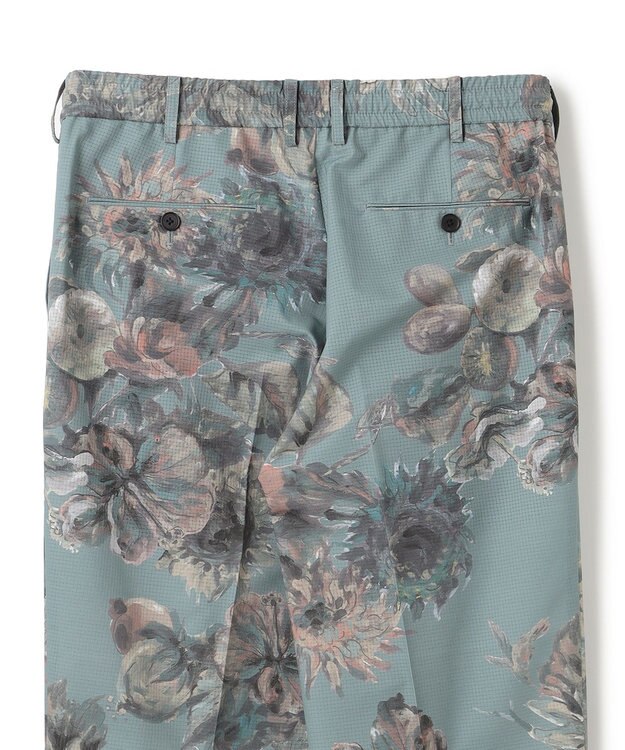 JOSEPH HOMME 【LEON 掲載】クールドッツストレッチトロピカル柄　/ TEDDY CONVERTIBLE ピーコックグリーン系5