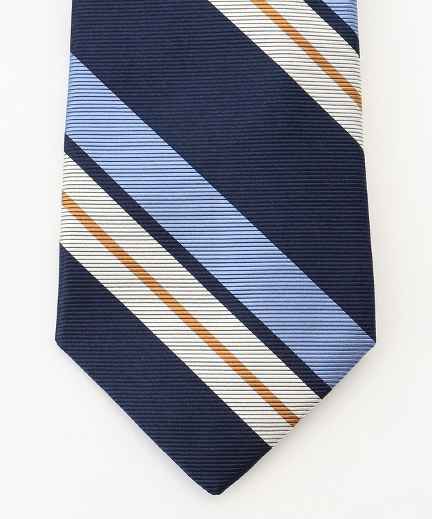 J.PRESS MEN 【JAPANESE TWILL&REPPE STRIPE COLLECTION】レジメンタルネクタイ ネイビー系1