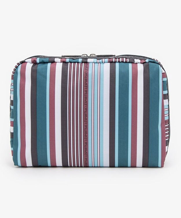 LeSportsac EXTRA LARGE RECTANGULAR COSMETIC/ファンシーストライプ ファンシーストライプ