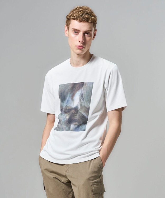 JOSEPH HOMME 【新柄】インプレッションアートＴ　クルーネックTシャツ ダークブラウン系3