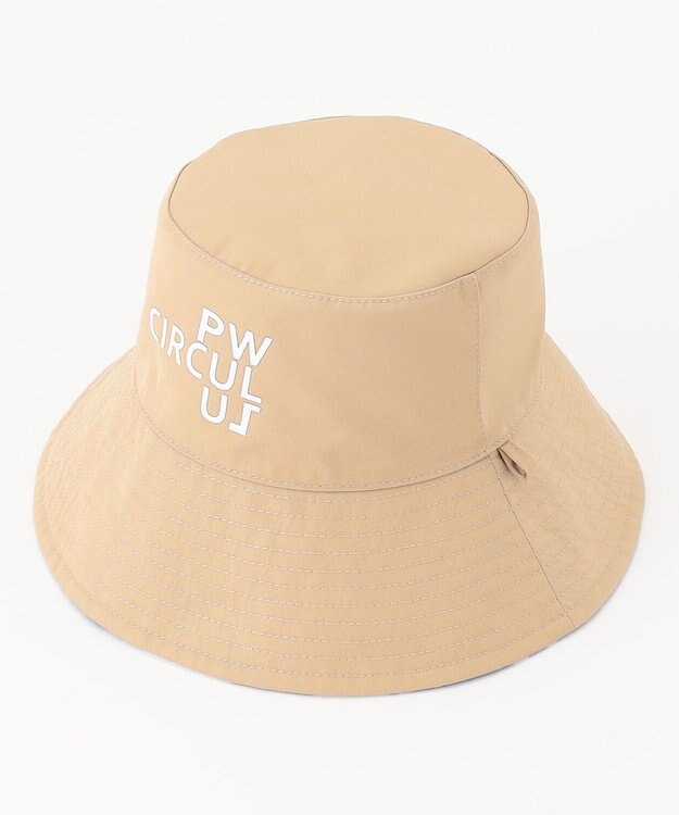 PW CIRCULUS 【UNISEX】 リバーシブル バケットハット ベージュ系