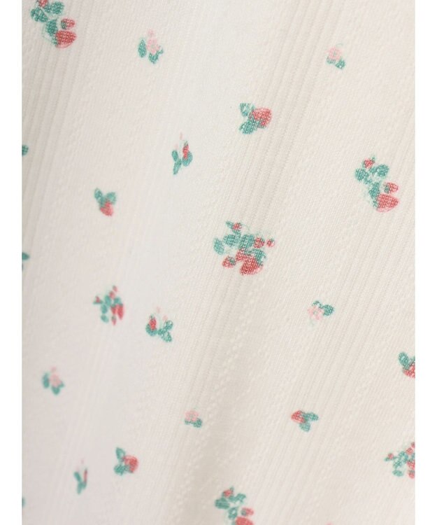 earth music&ecology アイレットジャガードタイトプルオーバー Red