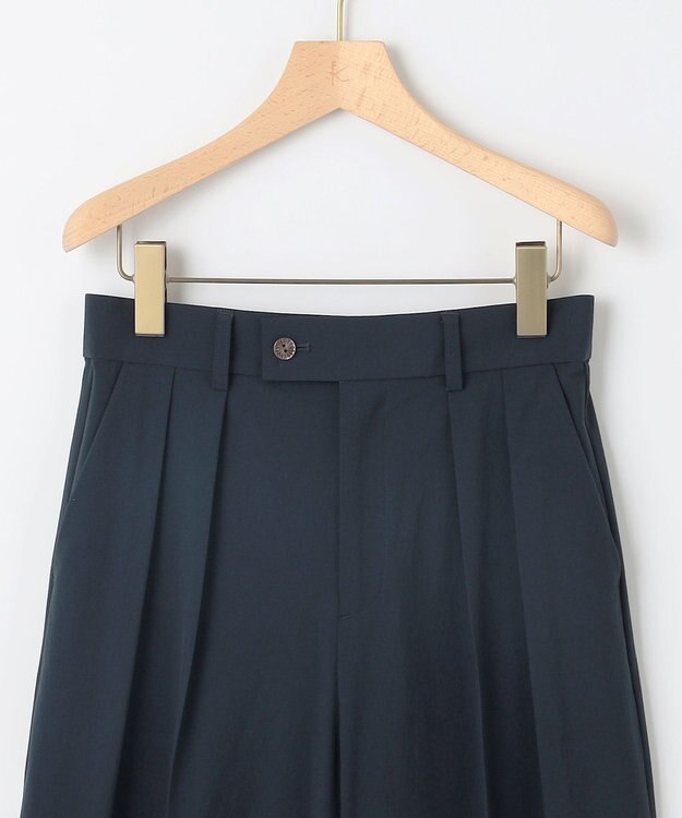 組曲 S スーパーライトストレッチ ワイドパンツ ネイビー系