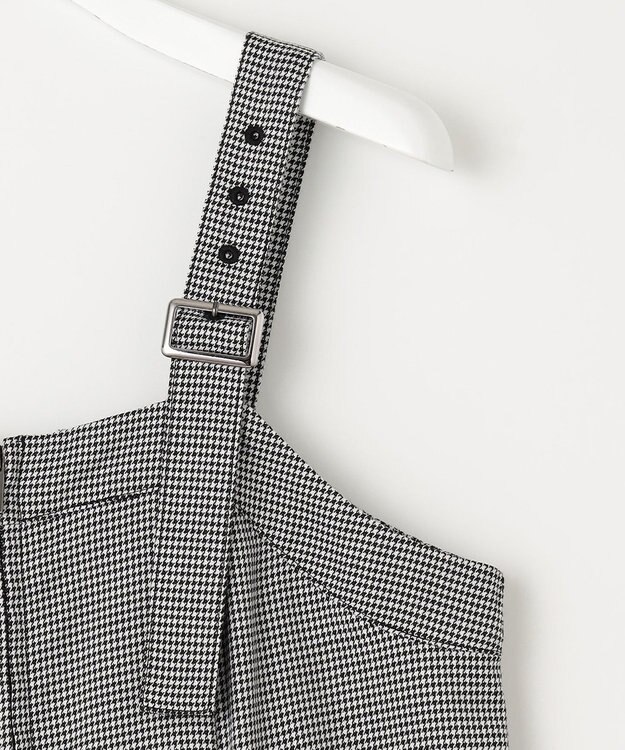 Feroux 【古畑星夏さん着用】チェック オールインワン ホワイト系2