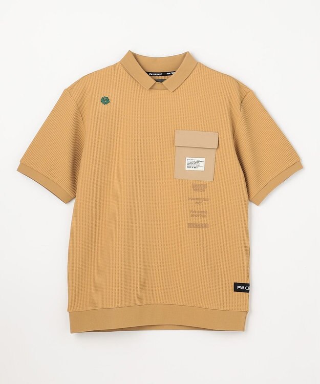 PW CIRCULUS 【MEN】ワッフルポロ 2026年モデル ゴルフ ベージュ系