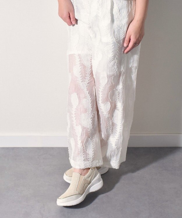 Bridget Birkin 【Round About】ヒールアップスリッポンスニーカー ゴールドコンビ