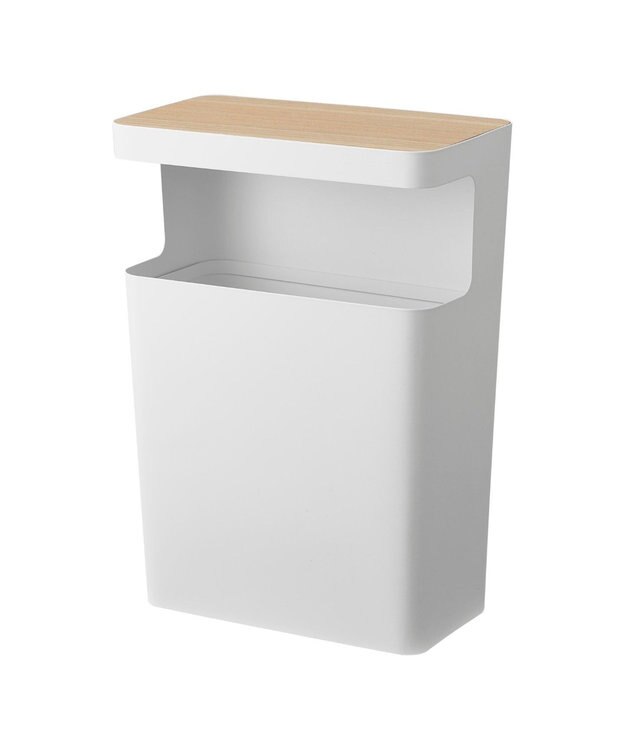 tower 天板付きトラッシュカン リン 角型 ナチュラル ナチュラル