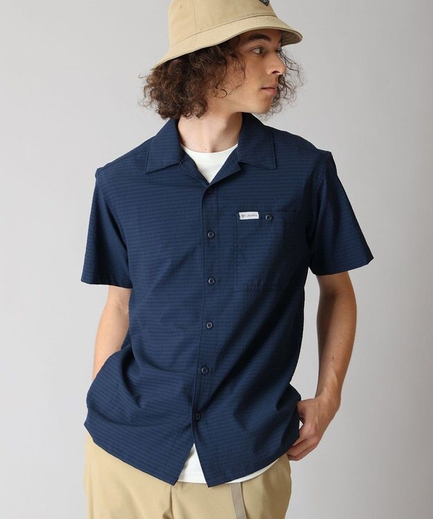 Columbia Columbia/ ユーティライザーショートスリーブキャンプシャツ /コロンビア Collegiate Navy