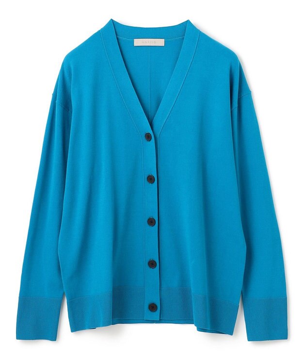 UNFILO 【新色追加】マイビューティニット カーディガン ブルー