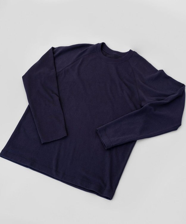 HAAG レゾナバイオ リラックスロングスリーブシャツ ネイビー