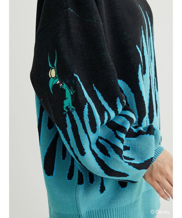 Green Parks Ｖｉｌｌａｉｎｓ／デザインニットプルオーバー Blue