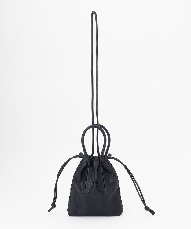 23区 【CLASSY.6月号掲載】ADDCULUMN フェイクレザー ショルダーバッグ ブラック系