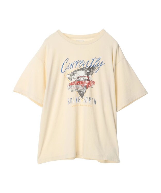 Green Parks ウ゛ィンテージカーロゴチュニック Light Beige