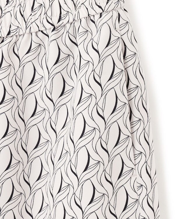 UNFILO プリントイージーパンツ エクリュ