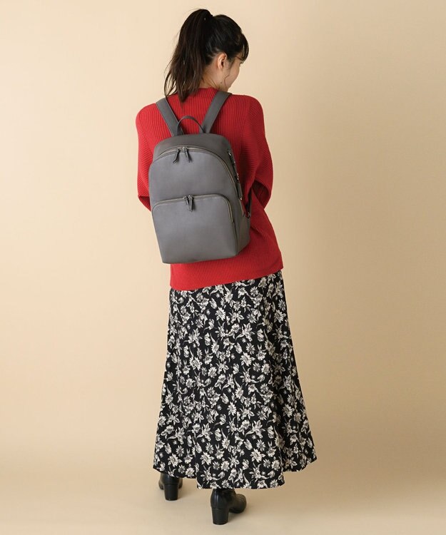 ACE BAGS & LUGGAGE  W&.Day Night ポエット ラウンドリュック A4ジャストサイズ ビジネスバッグ 11721 ダブルアンドデイナイト チャコールグレー