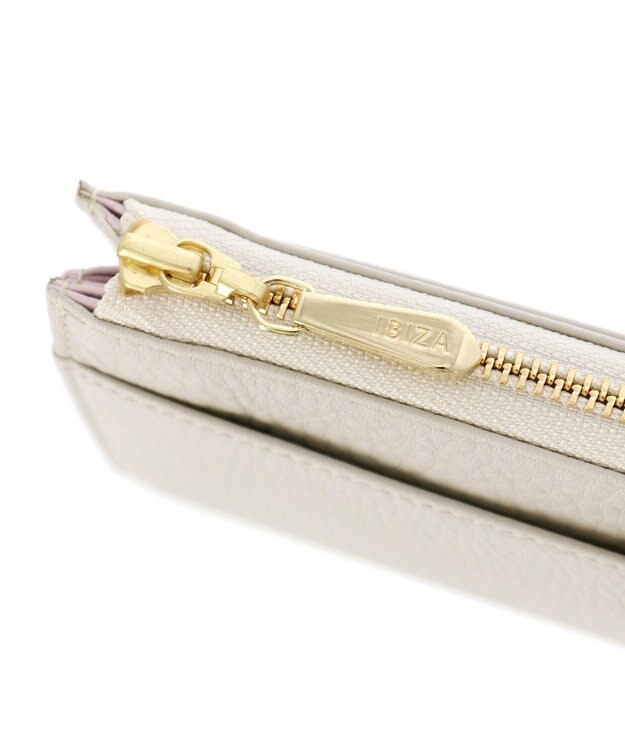 IBIZA フェリース　Ｌ字ファスナー長財布 アイボリー