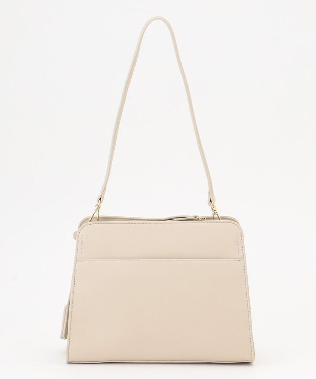 J.PRESS LADIES 【WEB限定カラーあり・2way・セットアイテム】ノーブルショルダー バッグ アイボリー系