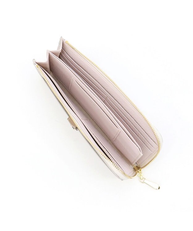 IBIZA フェリース　Ｌ字ファスナー長財布 アイボリー