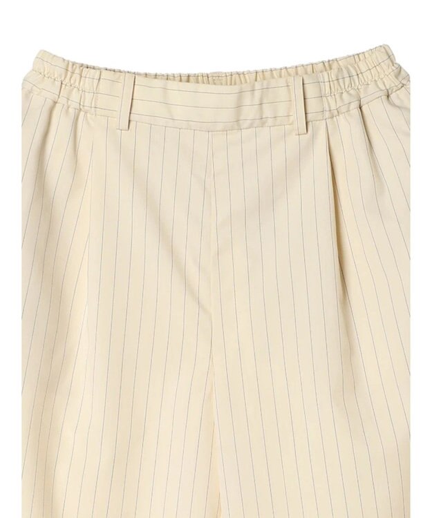 CRAFT STANDARD BOUTIQUE イージーケアピンストライプテーパードパンツ Stripe Ivory