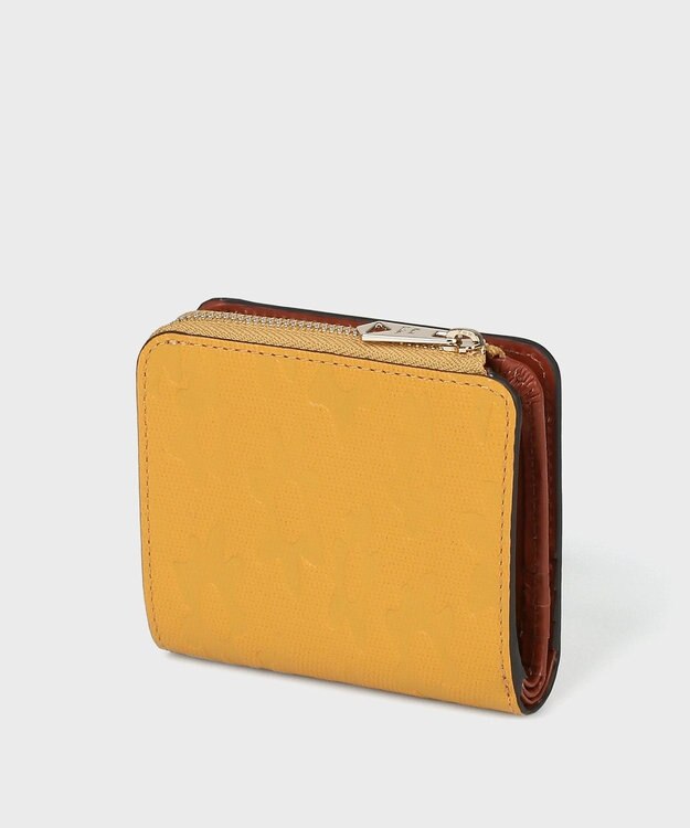 Paul Smith デイジーレザー 2つ折り財布 イエロー