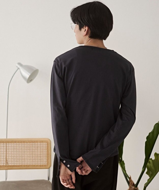 WEGO フレアスリーブT（LS） ブラック中濃色