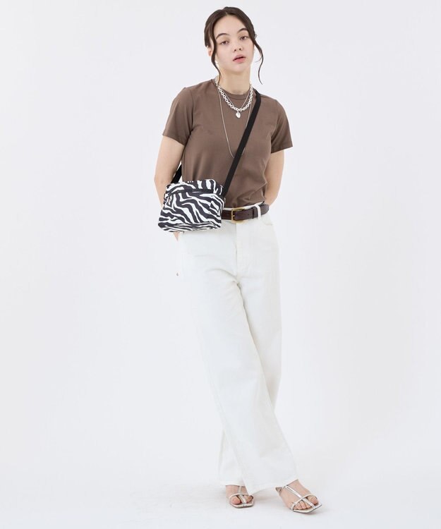 LeSportsac DANIELLA CROSSBODY/クリームブラックゼブラ クリームブラックゼブラ