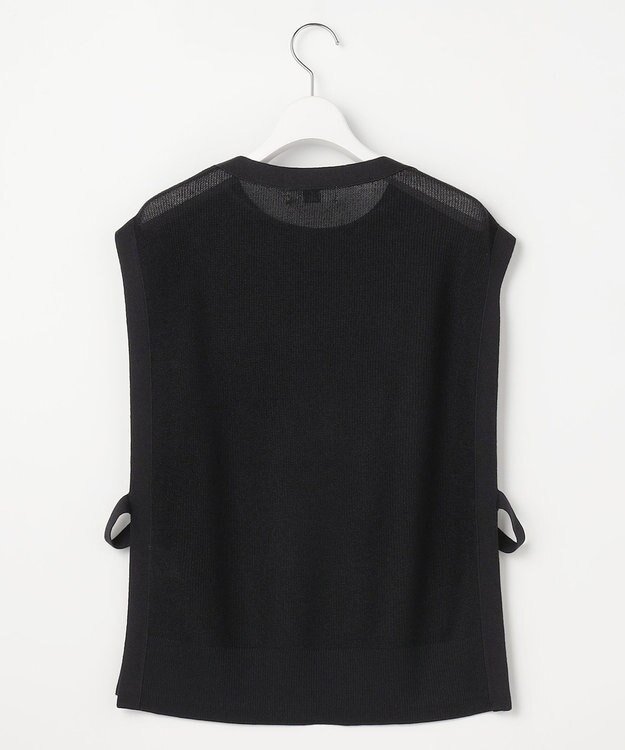 J.PRESS LADIES Vis/Pe スパーク ニット ベスト ネイビー系