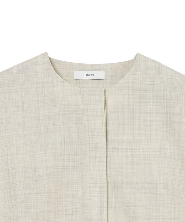 JOSEPH ライトウール　ブラウス Marble Melange