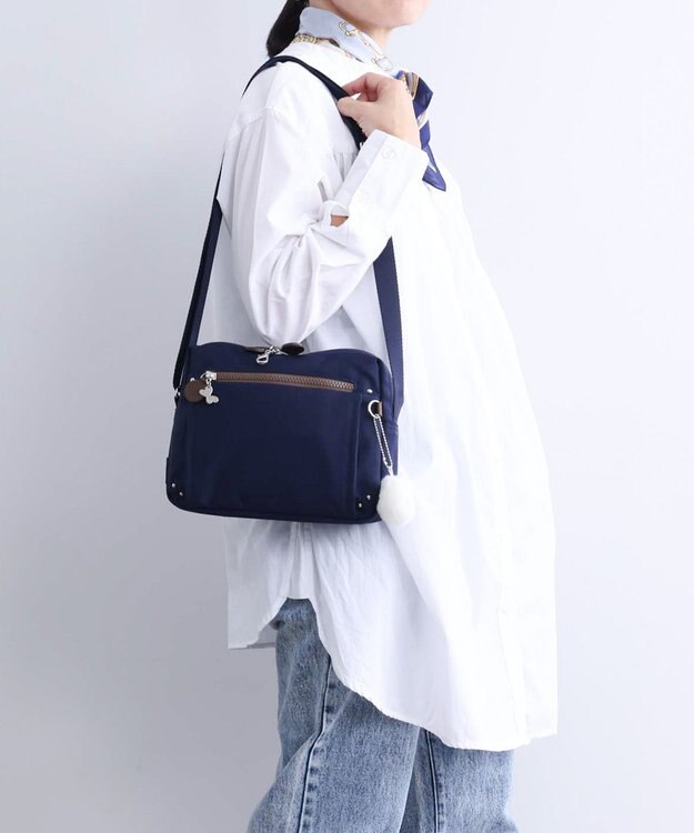ACE BAGS & LUGGAGE Kanana project PJ8-3rd フリーウェイバッグ ショルダーバッグ 62105 ヨコ型 カナナ プロジェクト ネイビー