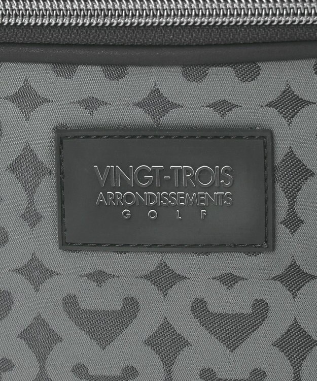 23区GOLF 【UNISEX】モノグラムライトキャディバッグ　ベテランゴルファーにもおすすめなモダンデザイン ブラック系5