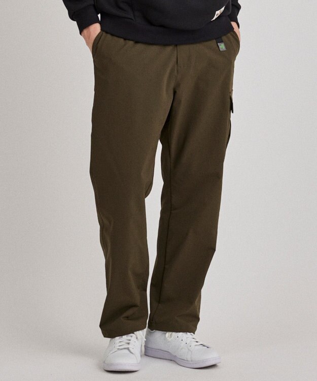 PW CIRCULUS 【MEN】裾２WAY ワイドパンツ カーキ系