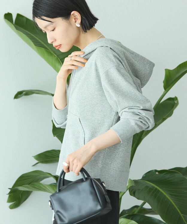 AMERICAN HOLIC スウェットZIPパーカー Gray Mixture