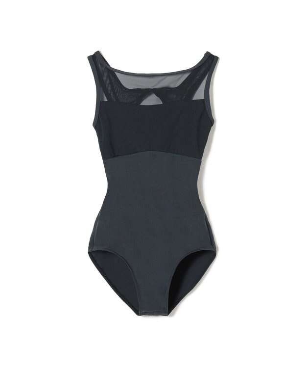 Chacott ノースリーブレオタード ボトルグリーン