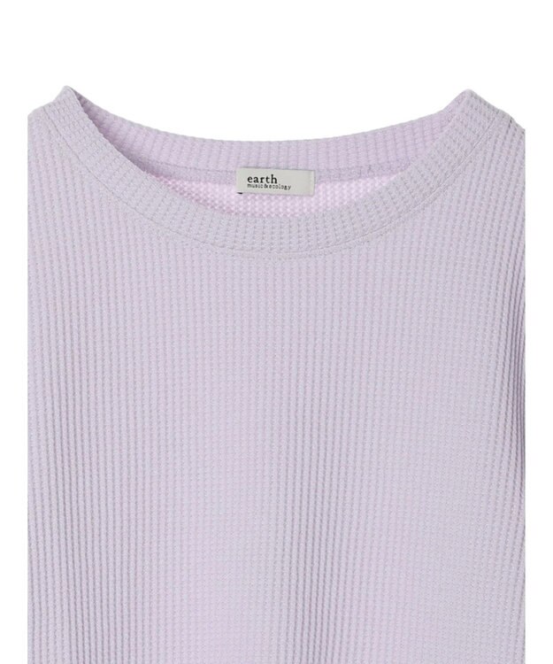 earth music&ecology ワッフルＴｅｅ Lavender