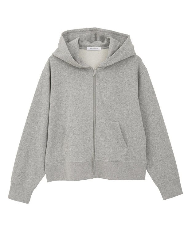 AMERICAN HOLIC スウェットZIPパーカー Gray Mixture