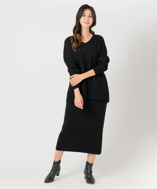 ONWARD Reuse Park 【自由区】ワンピース秋冬 ブラック