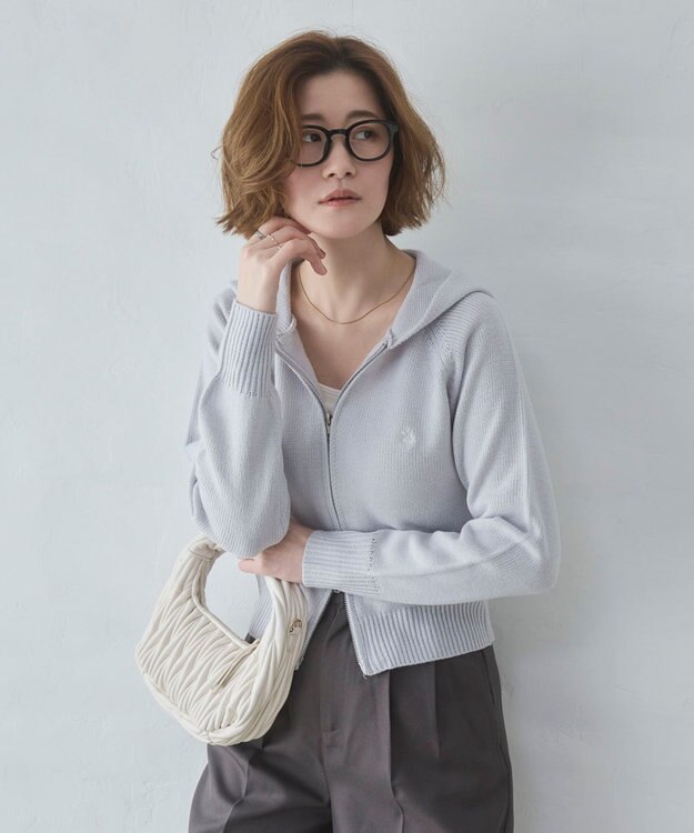 WEGO 【新色追加】別注USPOLOWZIPニットPK ブルーその他