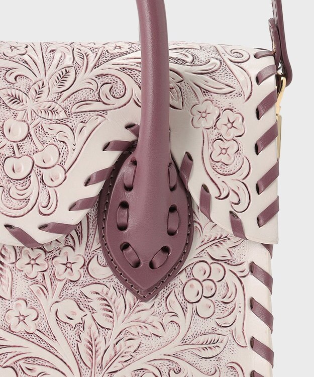 GRACE CONTINENTAL MiniRSHandbag-ls モーブピンク