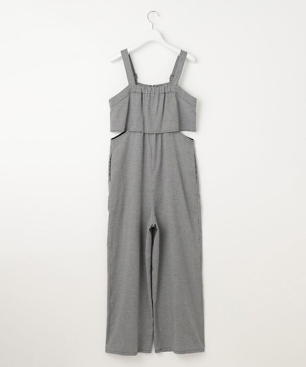 Feroux 【古畑星夏さん着用】チェック オールインワン ホワイト系2