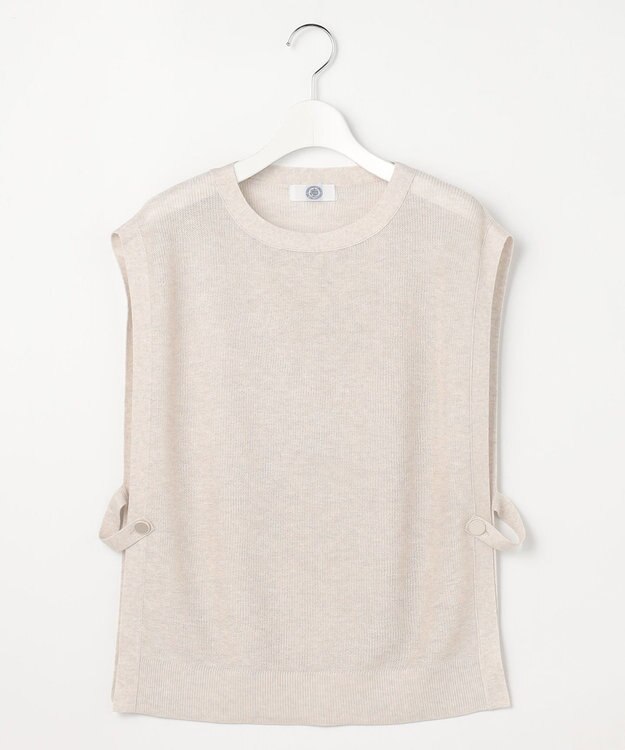 J.PRESS LADIES Vis/Pe スパーク ニット ベスト ナチュラル系