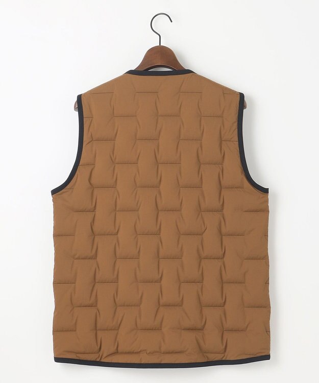 JOSEPH ABBOUD MOUNTAIN 【2WAYストレッチ/リバーシブル/撥水/軽量】 リバーシブル ダウン ベスト キャメル系