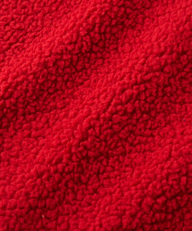 MIKI HOUSE HOT BISCUITS お耳付きボアフリース ダッフルマントギフトセット【BOX付き】 赤