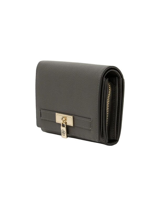 CLATHAS イヴェット 二つ折り財布 ダークグレー