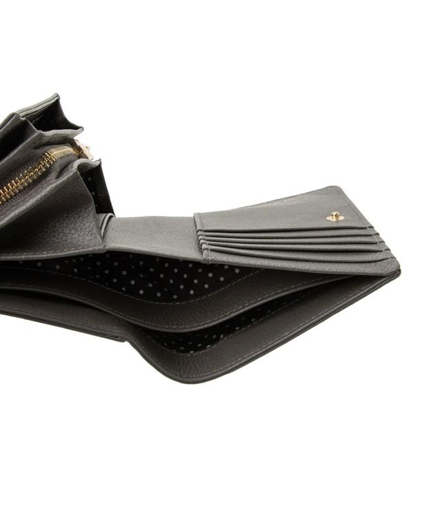 CLATHAS イヴェット 二つ折り財布 ダークグレー