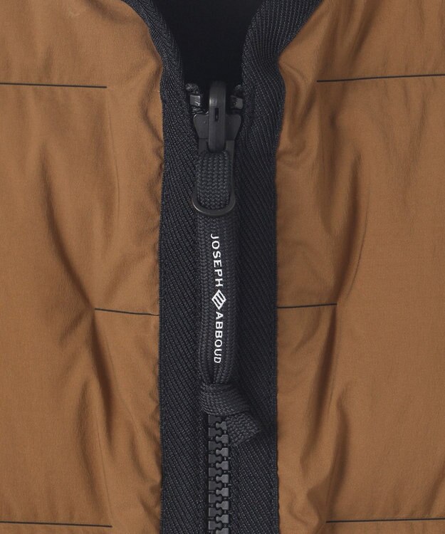 JOSEPH ABBOUD MOUNTAIN 【2WAYストレッチ/リバーシブル/撥水/軽量】 リバーシブル ダウン ベスト キャメル系