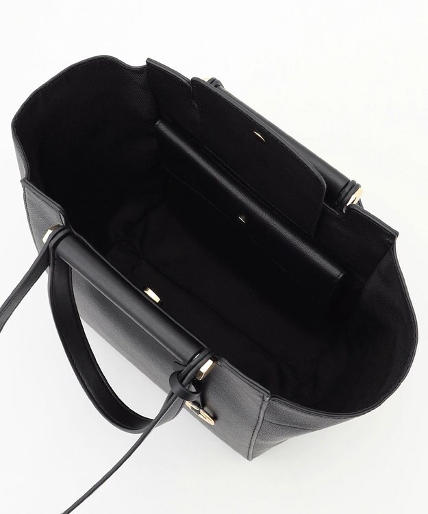 組曲 2wayハンドルトート バッグ ブラック系