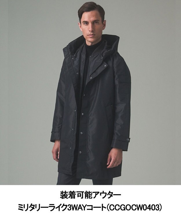 GOTAIRIKU 【GOTAIRIKUコートに取付可能】別売りダウンライナー(24年モデル) ブラック系