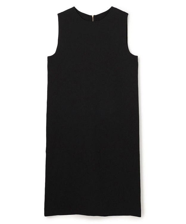 UNFILO L BEAUTY FORM KNIT スリーブレス ワンピース ブラック