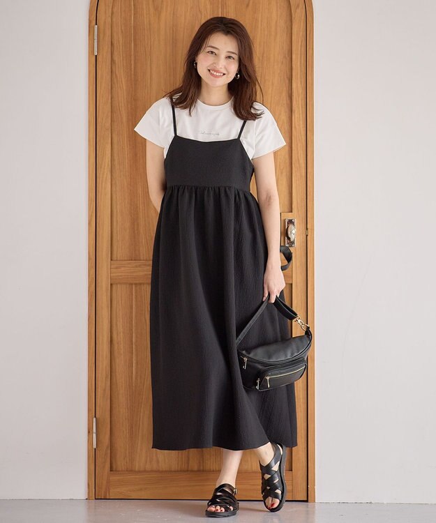 ANY エンブロイダリーロゴTシャツ オフ