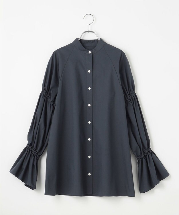 #Newans キャンディスリーブシャツ ネイビー